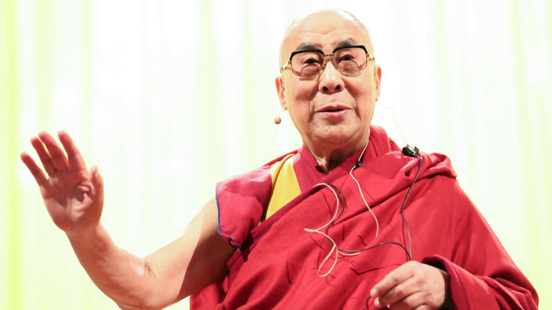 Der Dalei Lama, geistiges Oberhaupt der Tibeter.