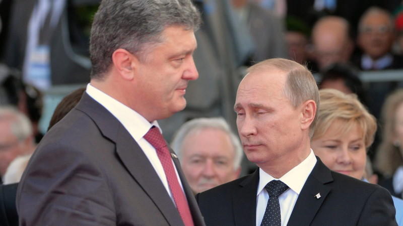 Putin und Poroschenko wollen sich auf Waffenruhe geeinigt haben.