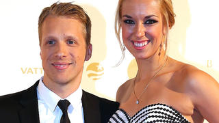 BADEN-BADEN, GERMANY - DECEMBER 15:  Sabine Lisicki attends with Oliver Pocher the Sportler des Jahres 2013 (German Athlete of the Year) gala at the Kurhaus Baden-Baden on December 15, 2013 in Baden-Baden, Germany.  (Photo by Alexander Hassenstein/Bongarts/Getty Images)