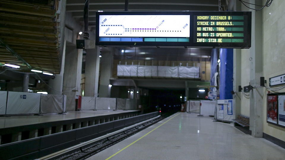 In belgiens Hauptstadt Brüssel fahren weder Züge, noch Metro oder Busse.