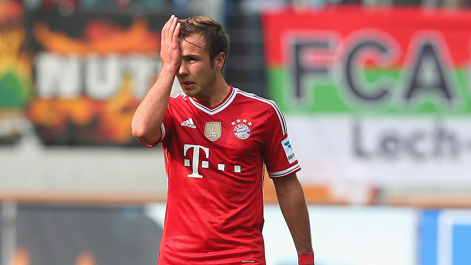 Mario Götze, 29. Spieltag, Saison 2013/14 FC Augsburg - FC Bayern