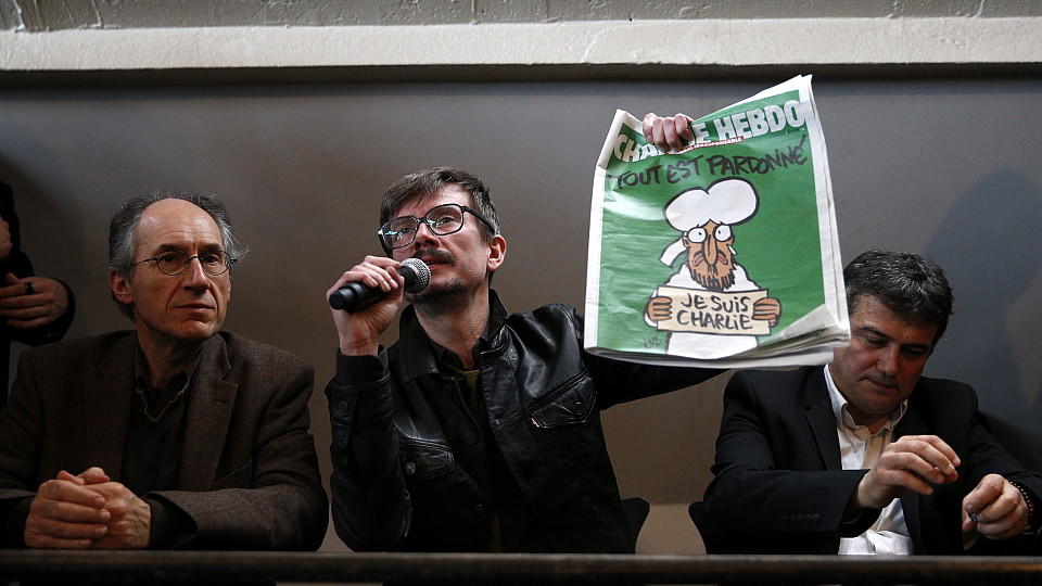 Neue Ausgabe der 'Charlie Hebdo'-Satirezeitung in Rekordauflage gedruckt