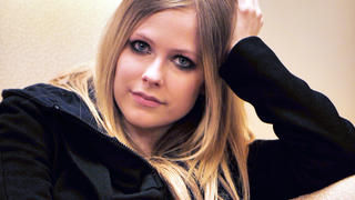 Canadian singer Avril Lavigne attends a press conference for a New Year concert in Wuhan city, central Chinas Hubei province, 30 December 2011.