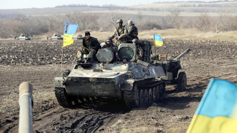 Truppen in der Ukraine.
