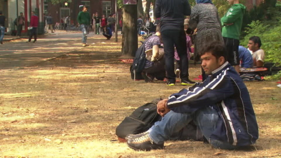 Berlin obdachloser Flüchtling