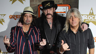 Rock-Legenden mit schlüpfrigen Marketingideen: Motörhead mit Sänger Lemmy Kilmister (Mitte)
