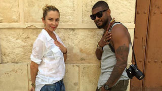 Usher und Grace Miguel während der Flitterwochen auf Kuba