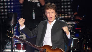 Paul McCartney bei einem Festivalauftritt im Juni 2015