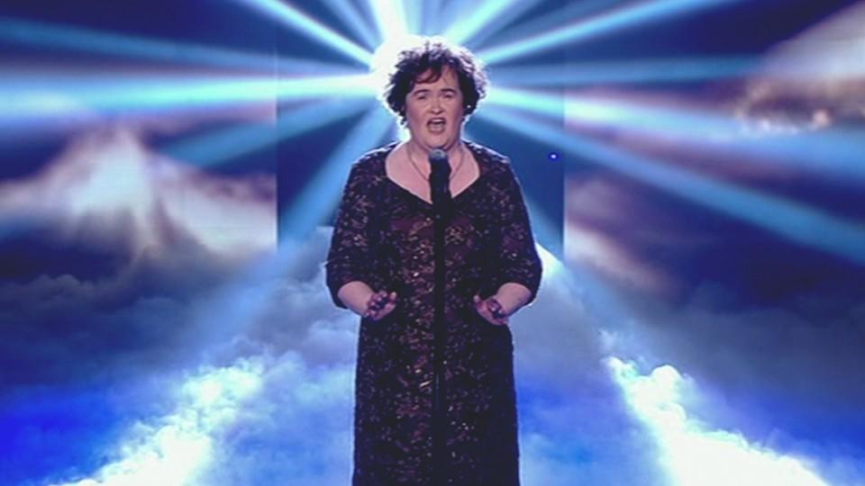Susan Boyle perform on 'Britain's Got Talent', Semi Final 1.  Shown on ITV.England - 24.05.09Supplied by WENN.comWENN does not claim any ownership including but not limited to Copyright or License in the attached material. Any downloading fees charge