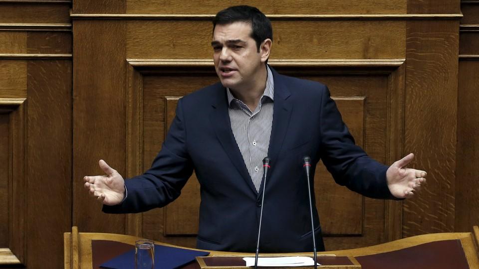 Regierungschef Alexis Tsipras in Griechenland