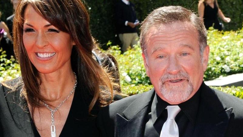 Robin Williams (1951-2014) und seine Frau Susan Schneider in Los Angeles (2010). Foto: Paul Buck
