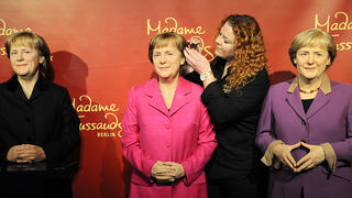 Madame Tussauds celebrates 10 years anniversary of Angela Merkel as a chancellor with their three wax figures at Madame Tussauds in Mitte.Featuring: Angela MerkelWhere: Berlin, GermanyWhen: 16 Nov 2015Credit: Patrick Hoffmann/WENN.com