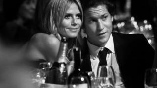 MILAN, ITALY - SEPTEMBER 20:  (EDITORS NOTE: This image was processed using digital filters) An alternative view of Heidi Klum and Vito Schnabel  at amfAR's Milano 2014  duirng the Milan Fashion Week Womenswear Spring/Summer 2015 on September 20, 2014 in Milan, Italy.  (Photo by Vittorio Zunino Celotto/Getty Images)