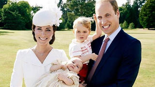 Die Familie ist gewachsen: Herzogin Catherine und Prinz William mit ihren Kindern Charlotte und George
