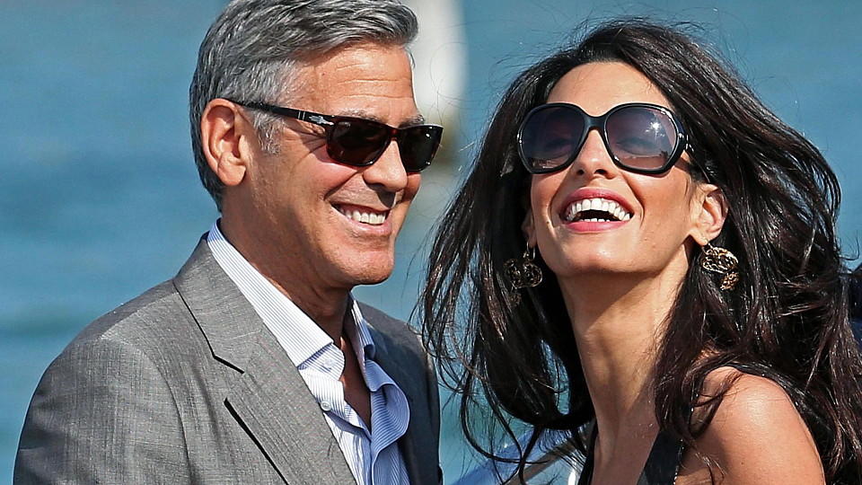 Wie George Clooney um Amals Hand anhielt