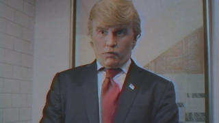 Johnny Depp als Donald Trump in einer Parodie von "Funny or Die"