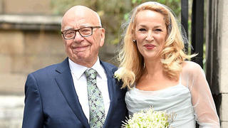 Jetzt auch mit dem Segen der Kirche: Ehepaar Rupert Murdoch und Jerry Hall