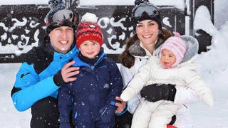 Prinz William macht mit seiner Familie Ski-Urlaub in den französischen Alpen