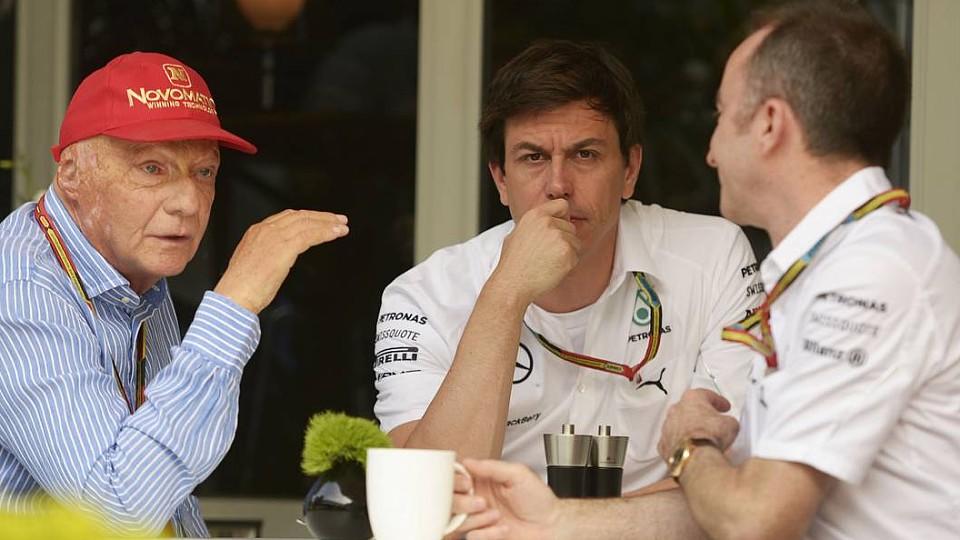 Niki Lauda, Toto Wolff, Mercedes