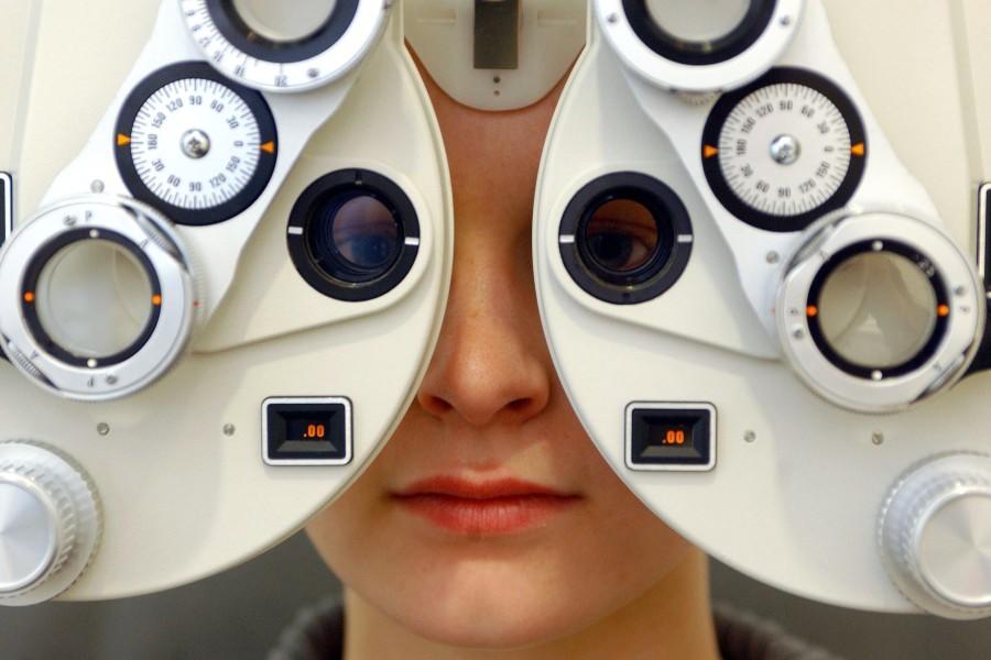 Sehtest beim Optiker