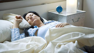 Woman sleeping./ MODEL RELEASED. TUOMAS MARTTILA / LEHTIKUVA +++(c) dpa - Report+++