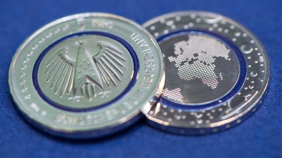Fünf-Euro-Münze: Kunststoffring macht die neue Sammlermünze besonders fälschungssicher
