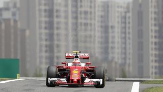 Formula One - Chinese Grand Prix - Shanghai, China - 4/15/16 - Ferrari Formula One driver Kimi Raikkonen of Finland drives during the first practice session. REUTERS/Aly Song