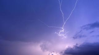 Gewitterblitz, Spanien, Teruel, Aragon, Sierra de Gudar | lightning strike, Spain, Teruel, Aragon, Sierra de Gudar | Verwendung weltweit