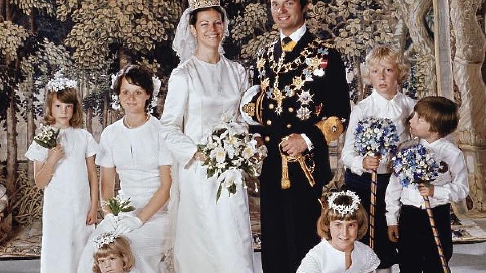 Carl XVI. Gustaf und Silvia: Das schwedische Königspaar feiert 40. Hochzeitstag.