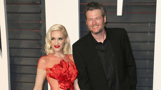 Gwen Stefani und Blake Shelton auf der Vanity Fair Oscar Party im Februar