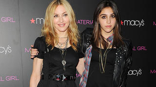 Madonna with her daughter Lourdes Leon and Taylor Momsen at the Material Girl clothing launch held at Macys in New York City.