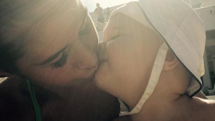 Sarah Lombardi mit Sohn Alessio