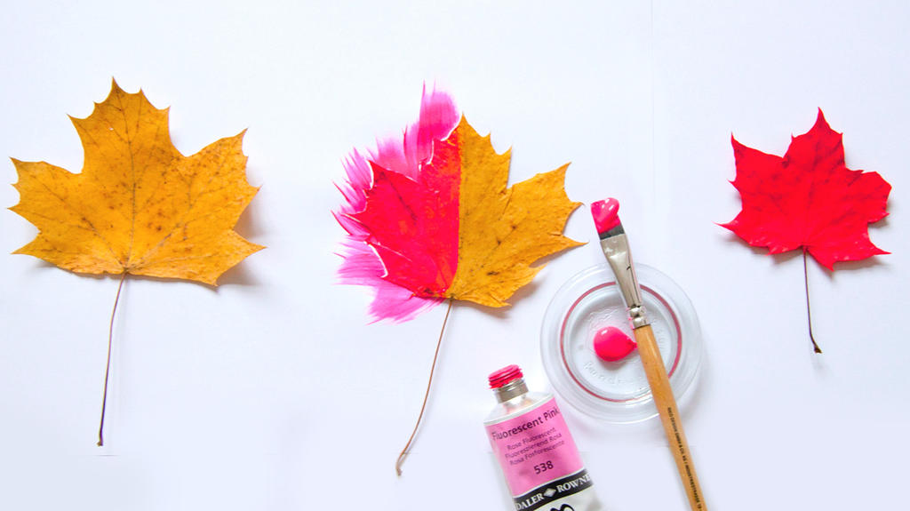 Bastelanleitung für eine bunte Herbstdeko