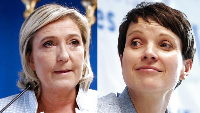 Marine Le Pen und Frauke Petry