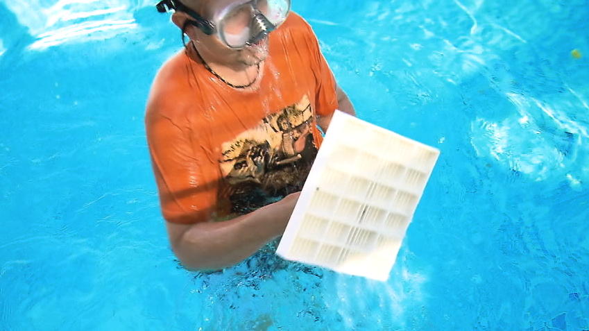 Undercover Boss Schiller taucht im Pool