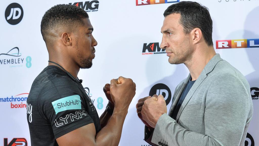 Boxen, Anthony Joshua - Wladimir Klitschko, Pressetermin in Köln Pressekonferenz Joshua vs. Klitschko Pressetermin in Köln.