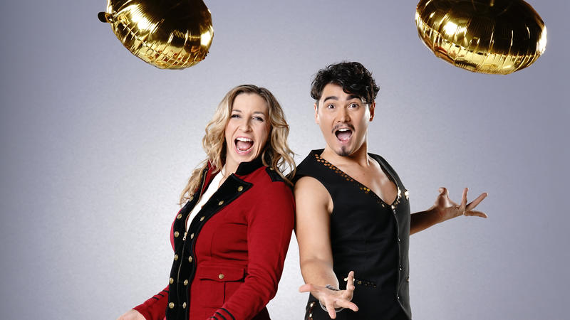 Anni Friesinger-Postma und Erich Klann tanzen zusammen bei "Let's Dance" 2017.
