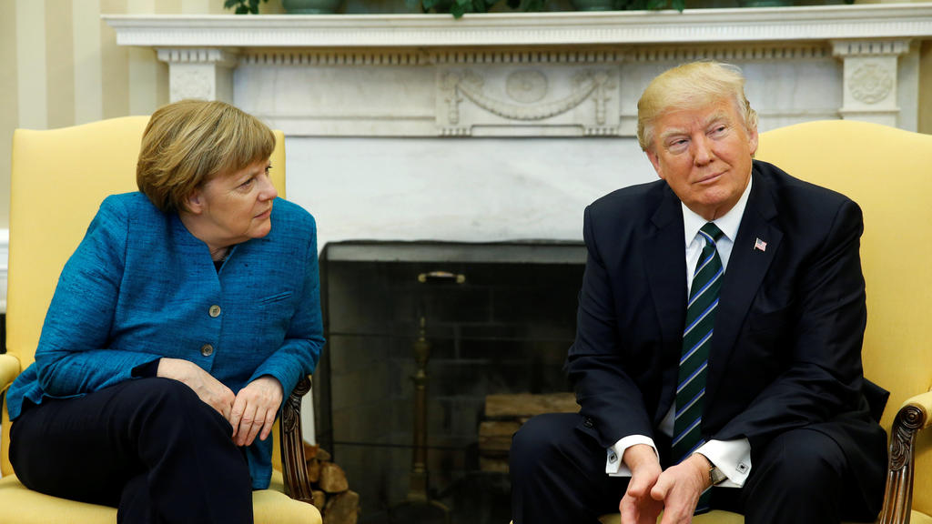 Angela Merkel und Donald Trump