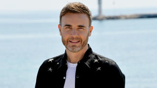 Singer Gary Barlow attends the 'Let It Shine' photocall at La Rotonde in Cannes, France.