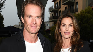 Rande Gerber and Cindy Crawford attend a party in Santa Monica, California. 