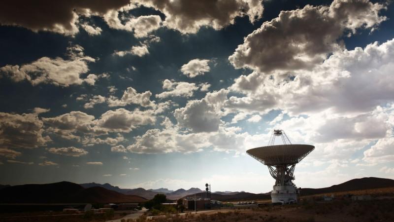 Mars Antenna, NASA Deep Space Network, Goldstone, Mojave Desert in Kalifornien.