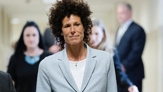 Andrea Constand walks to the courtroom during Bill Cosby's sexual assault trial at the Montgomery County Courthouse in Norristown, Pennsylvania, U.S. June 6, 2017.  REUTERS/Matt Rourke/Pool