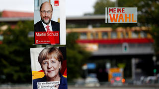 Martin Schulz oder Angela Merkel