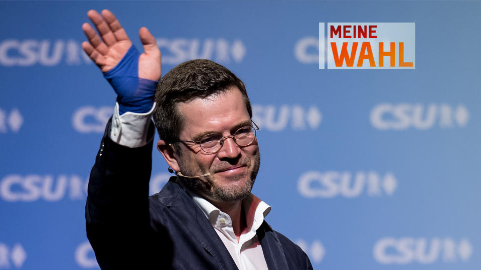 Guttenberg bei seiner Wahlkampfrede in Kulmbach