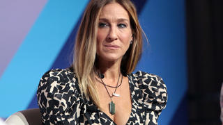 Actress Sarah Jessica Parker speaks at the annual Advertising Week New York conference in New York City on September 27, 2017. 