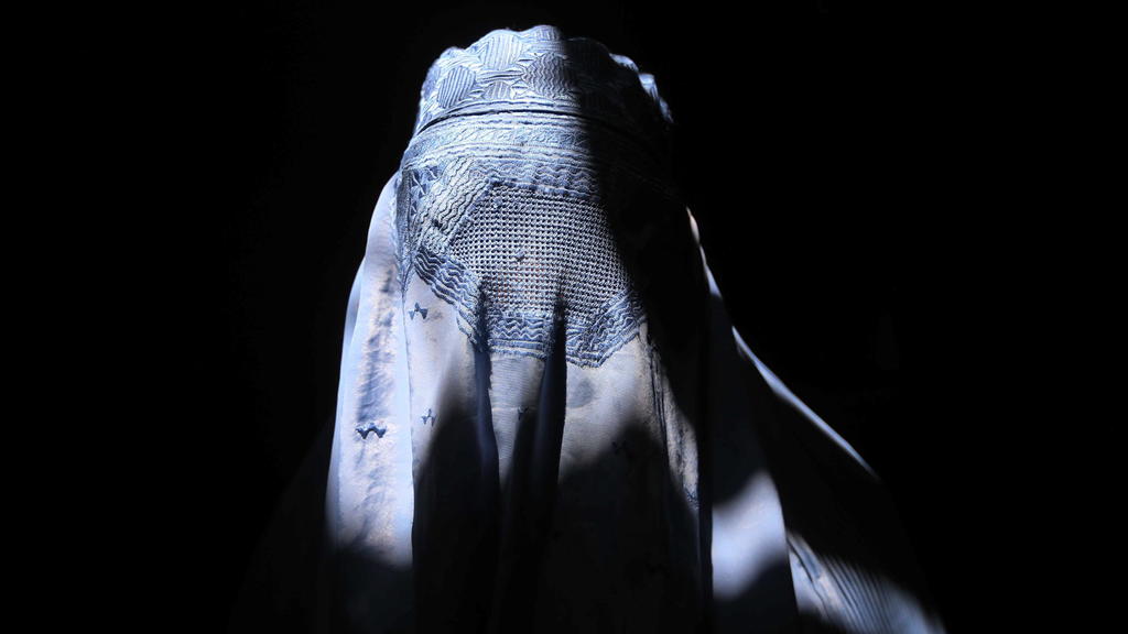 Frau in Burka in Afghanistan