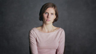 This image released by Netflix shows Amanda Knox in a scene from her self-titled documentary, premiering Friday, Sept. 30 on Netflix. (Netflix via AP) |