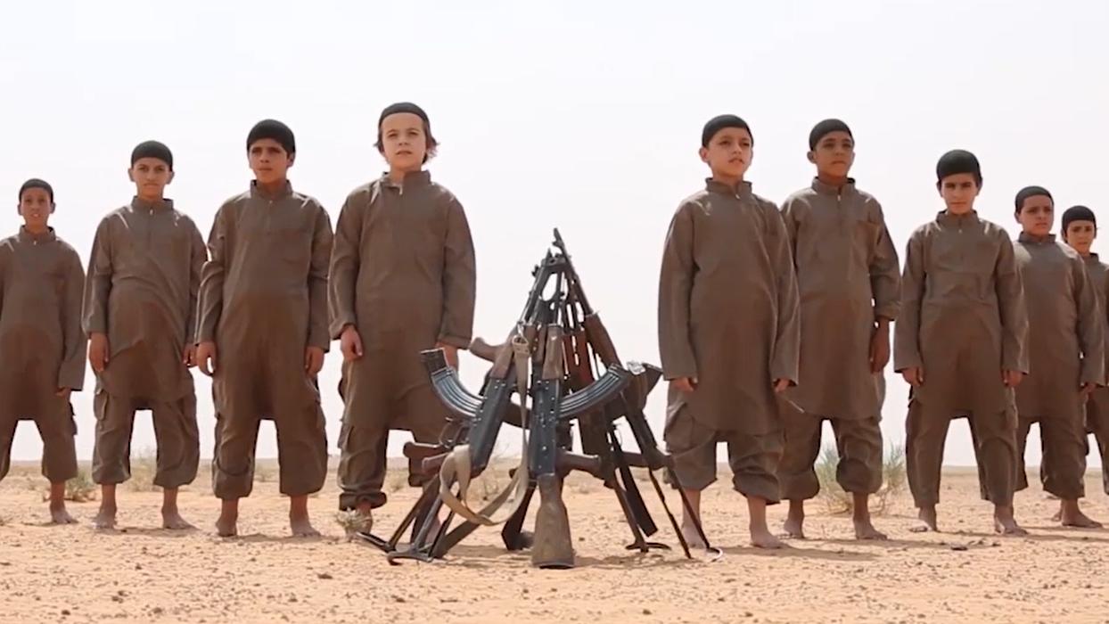 Bild aus einem Propagandavideo des Islamischen Staats.