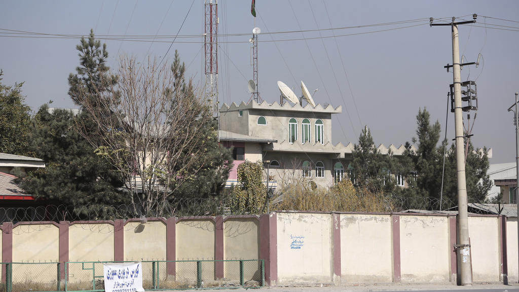 Das Gebäude des TV-Senders Schamschad in Kabul