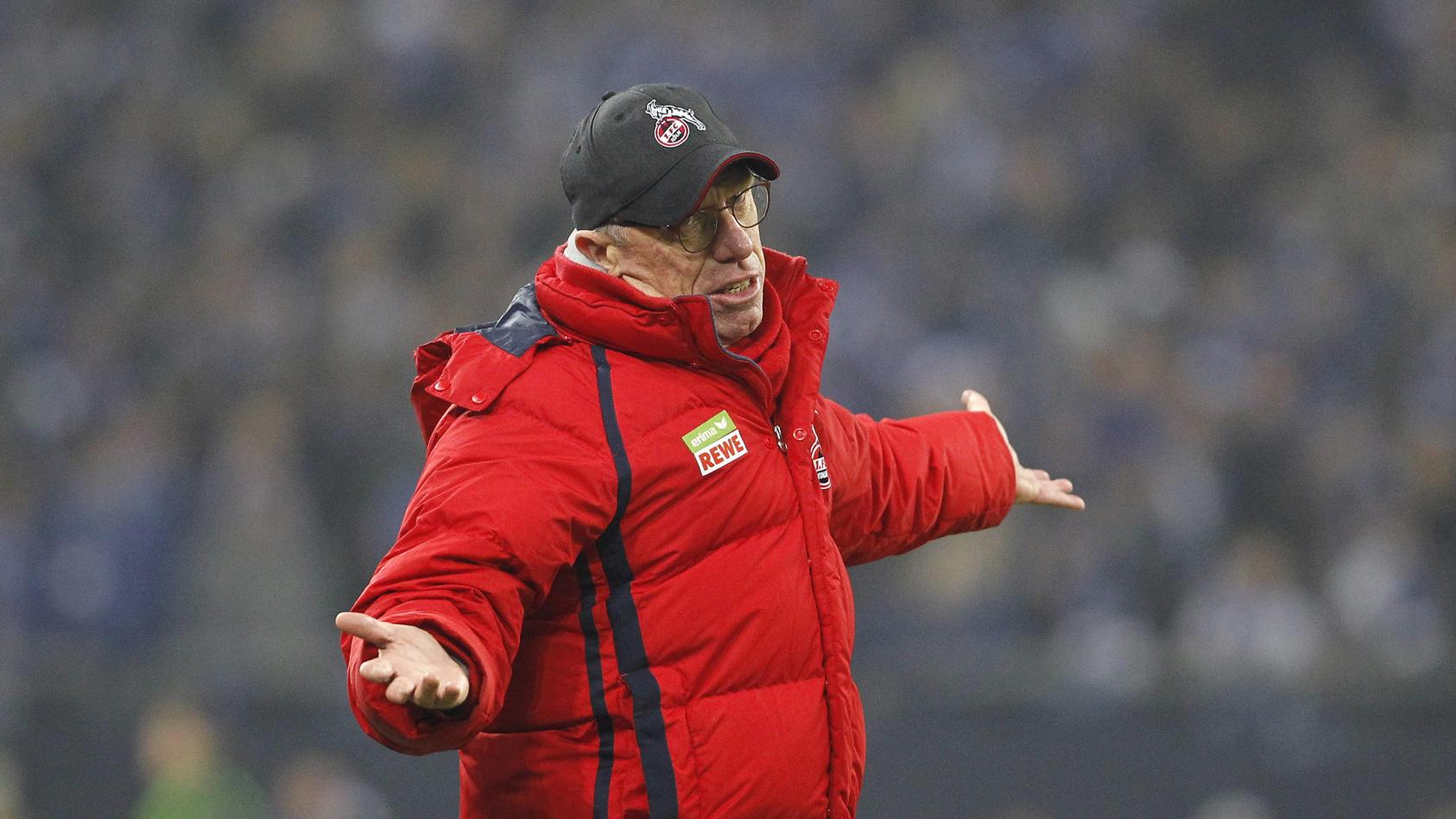 Das war's: Peter Stögers Zeit als Trainer des 1. FC Köln ist vorbei.